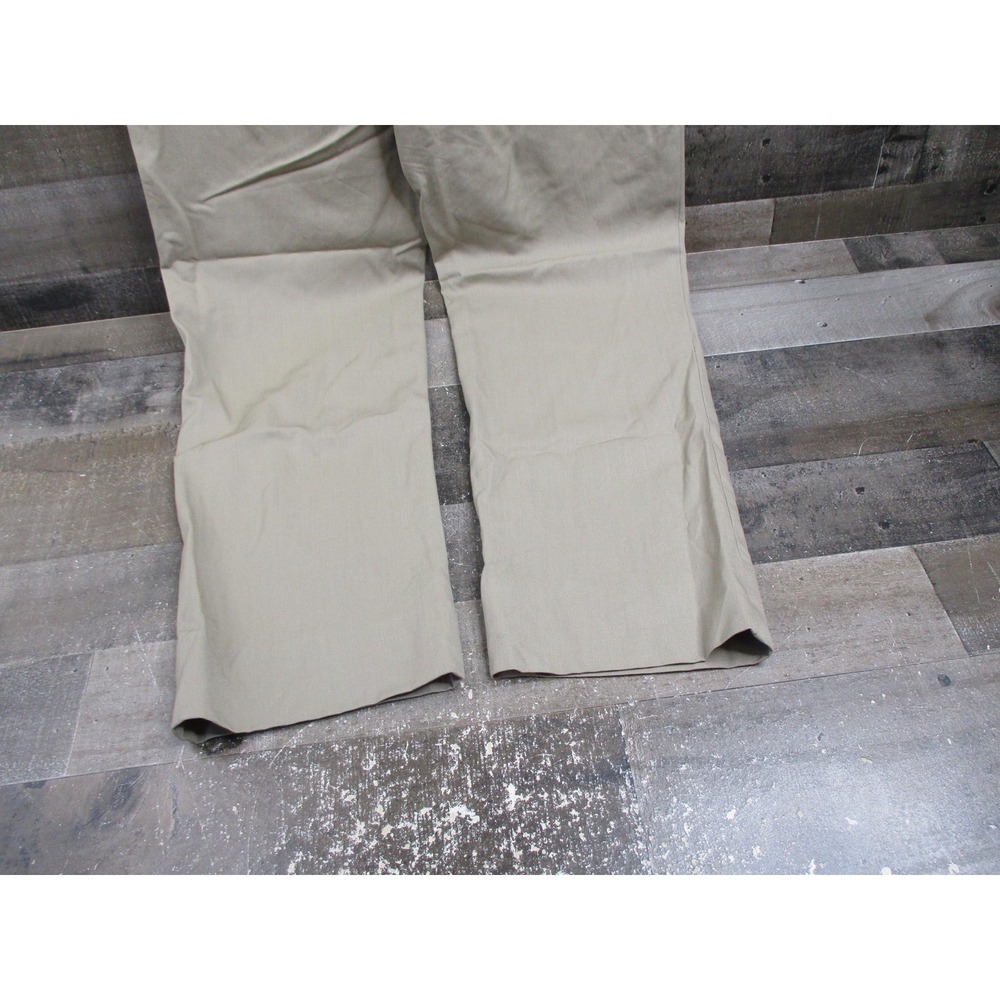 Brooks Brothers Pants 32x32 Beige Wool Viscose Acetate Flat Front Straight Leg - Picture 7 of 16